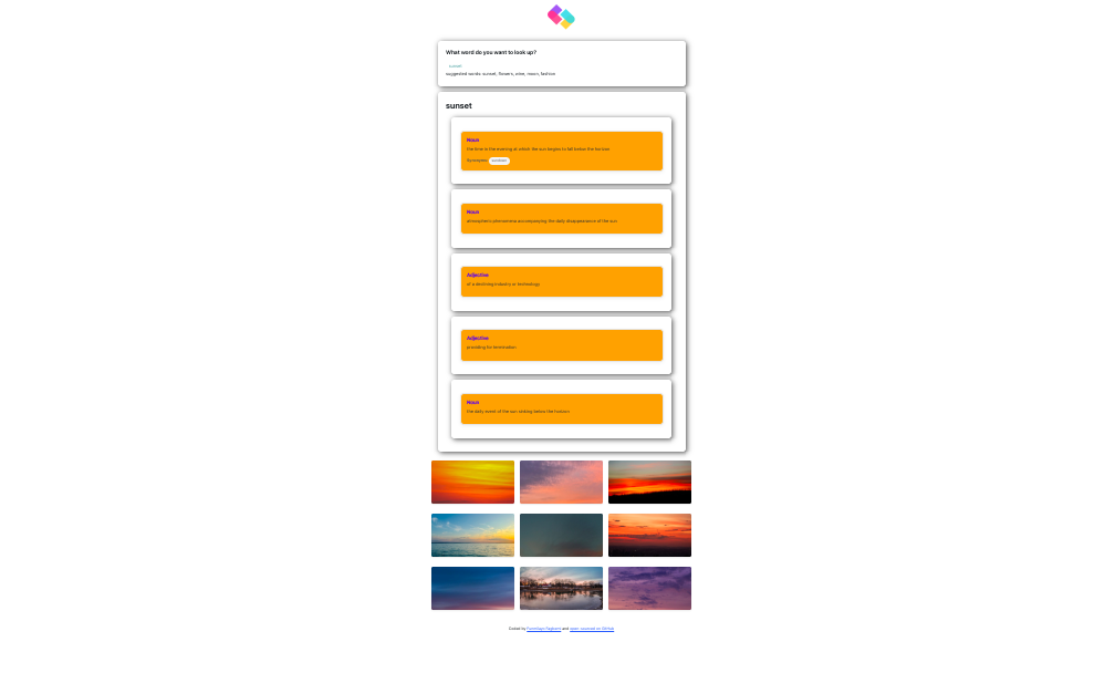 Dictionary App